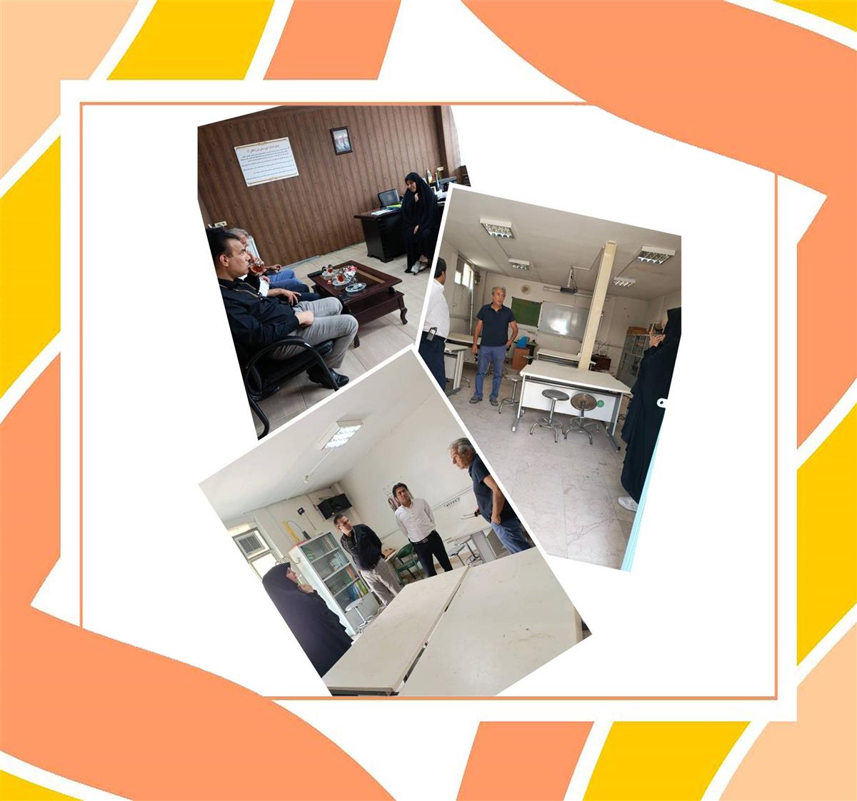 در راستای اجرای کارهای عمرانی پروژه مهر  بازدید جناب آقای مهندس فیضی شهردار محترم ناحیه  و هیاُت همراه از دبیرستان فرزانگان 6